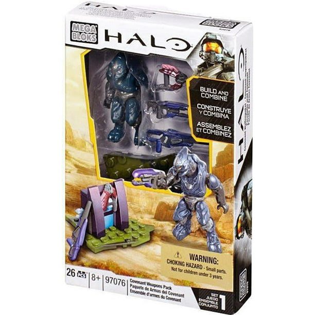 MEGA BLOKS HALO COVENANT WEAPONS PACK II 28 PIECES 97359 8 BRAN NEW
